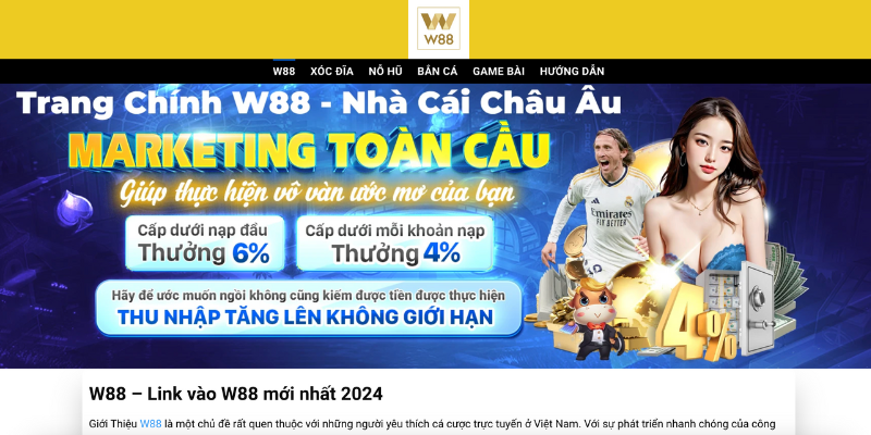 Các lời khuyên khi nạp tiền W88